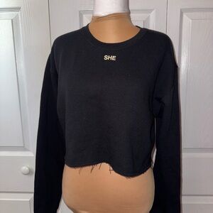 Darc Sport Size Small Sweatshirt Cropped
